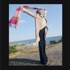 NWT-LOFT Dark Rinse High Rise Trouser Jean